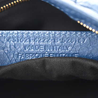 Balenciaga Agneau Classic Gold Hardware S City Bleu Profond 8 of 11