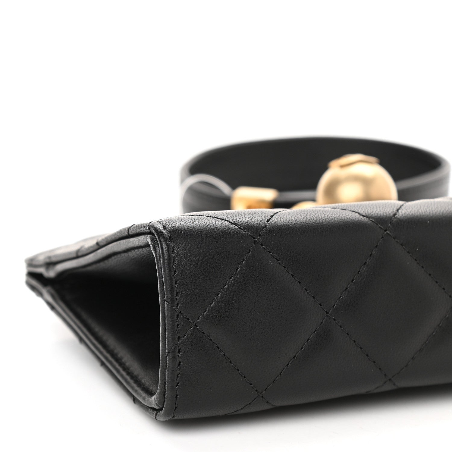 Chanel Lambskin Quilted Evening By The Sea Clutch Black 8 of 10