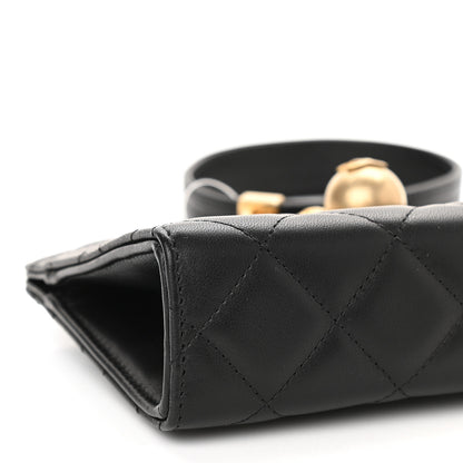 Chanel Lambskin Quilted Evening By The Sea Clutch Black 8 of 10