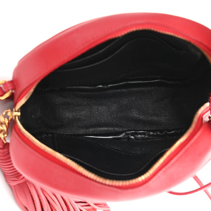 Saint Laurent Nappa Monogram Blogger Bag New Red 5 of 13