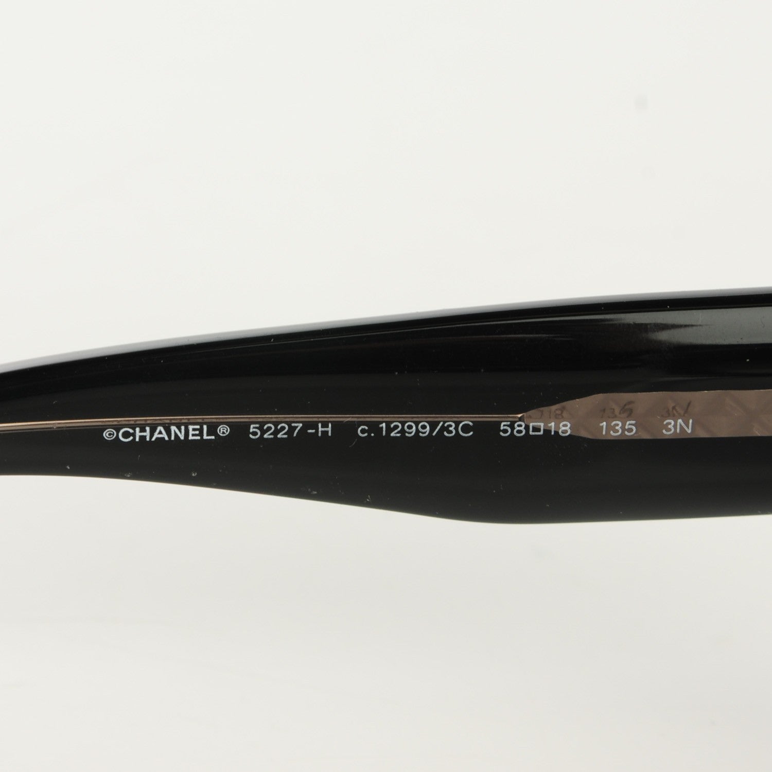 Chanel Mother of Pearl CC Sunglasses 5227-H Black 4 of 6