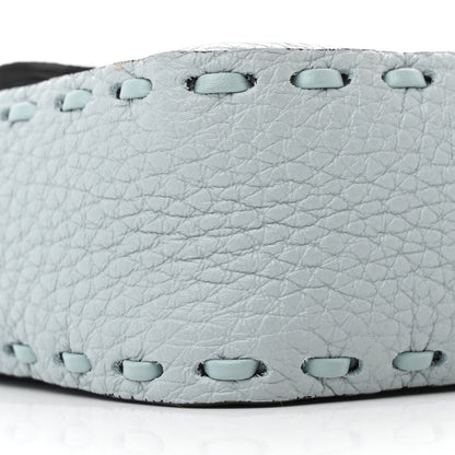 Fendi Cuoio Roma Sellerissima Nappa Sintetica Tape Stitch Mini Baguette Anice 9 of 11