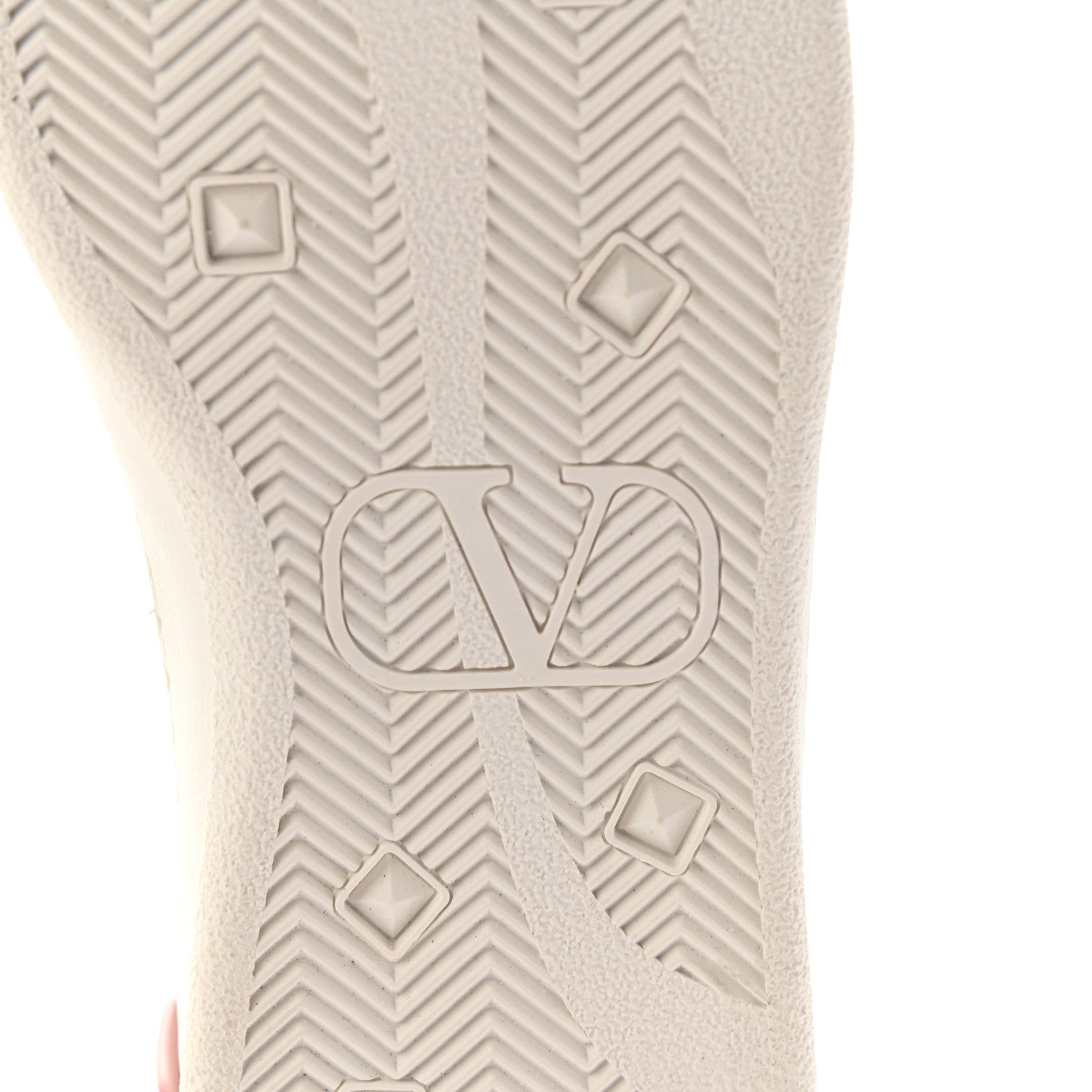 Valentino Garavani Calfskin Womens Backnet Sneakers 39.5 White Water Rose 6 of 15