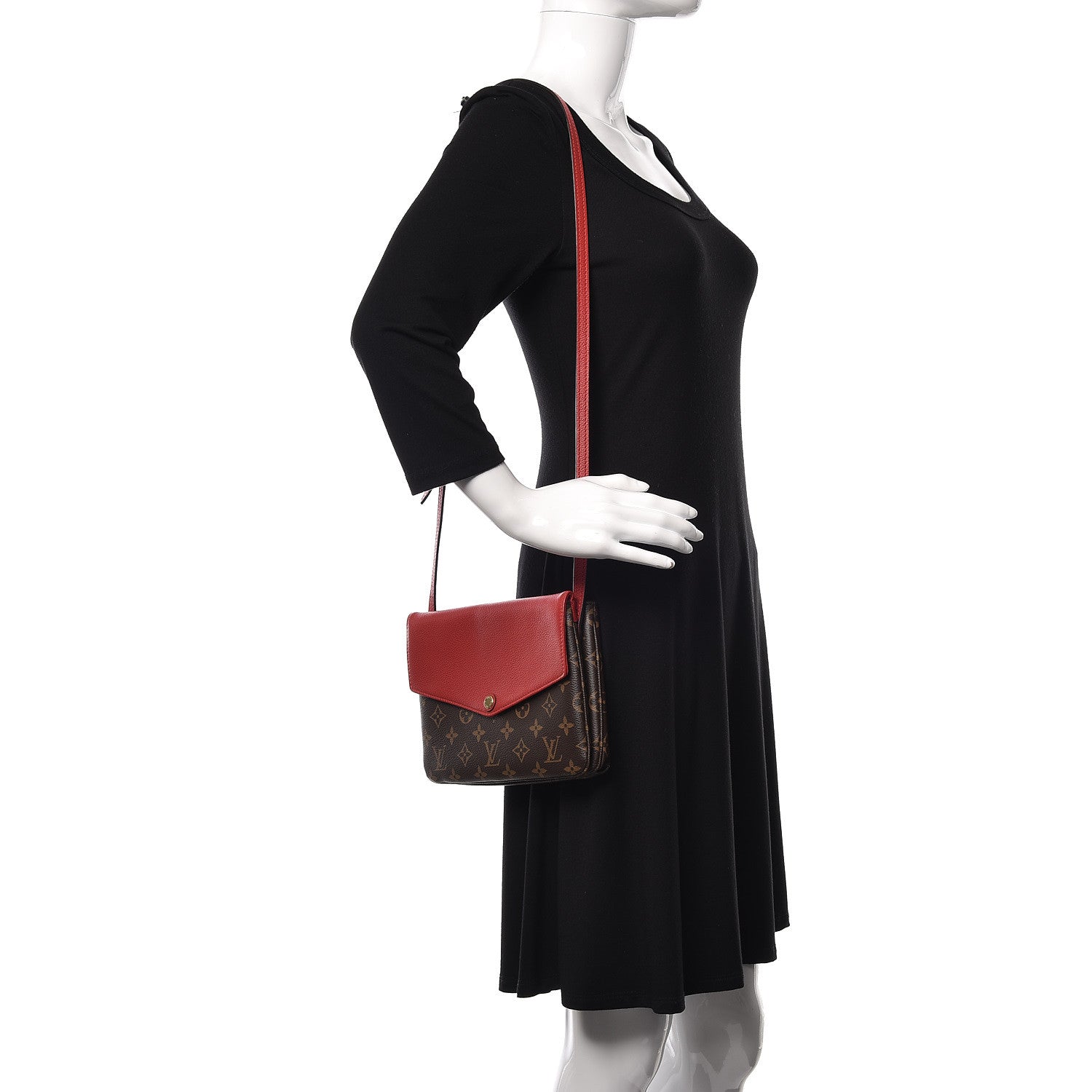 Louis Vuitton Monogram Twice Pochette Cherry 2 of 10