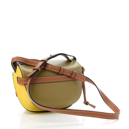 Loewe Calfskin Small Gate Crossbody Bag Mocca Yellow Pecan 3 of 9