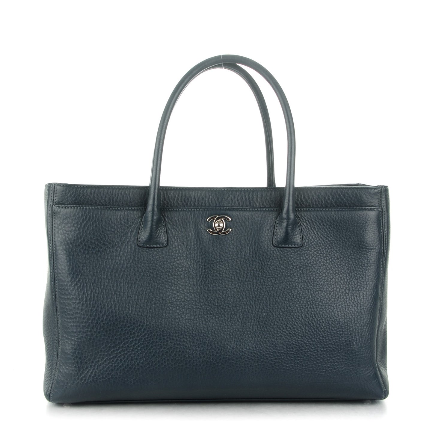 Deerskin Cerf Executive Shopper Tote Dark Blue