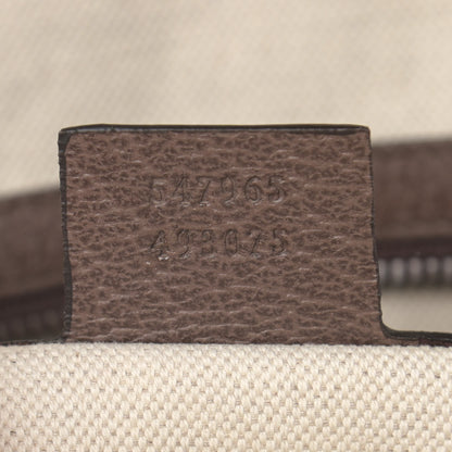 Gucci GG Supreme Monogram Calfskin Web Small Ophidia Day Backpack Beige Ebony New Acero 7 of 10