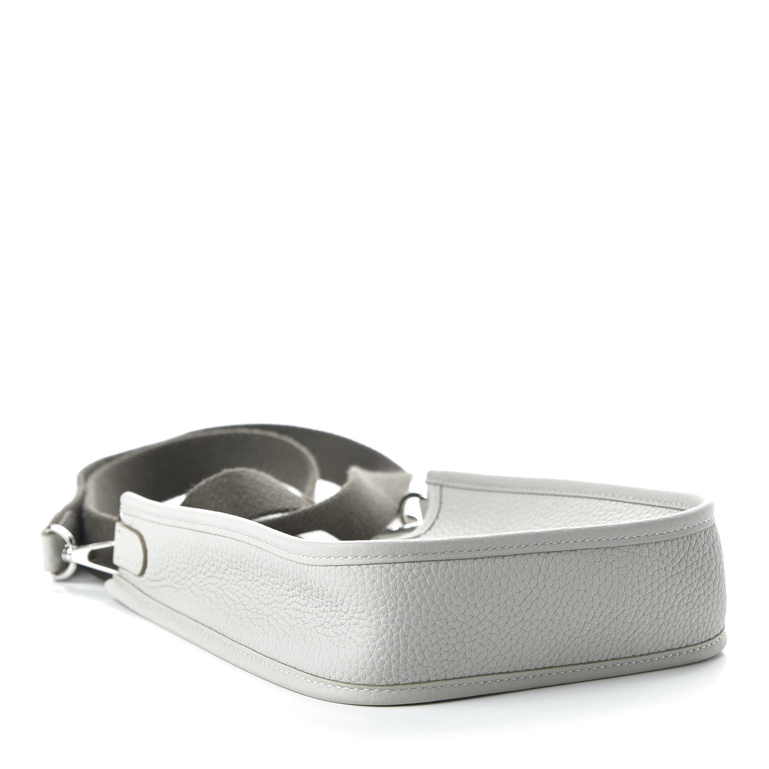 Hermes Taurillon Clemence Amazone Evelyne TPM Gris Perle Etain 4 of 10