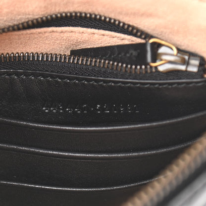 Gucci Calfskin Matelasse Mini GG Marmont Chain Bag Black 7 of 11