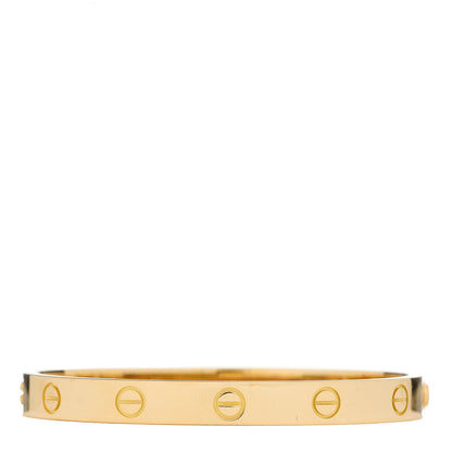 Cartier 18K Yellow Gold Love Bracelet 16 1 of 9
