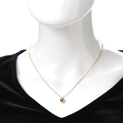Tiffany 18K Rose Gold 8mm HardWear Ball Pendant Necklace 2 of 6