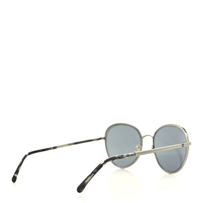 Chanel Round Spring Sunglasses 4206 Silver 4 of 7