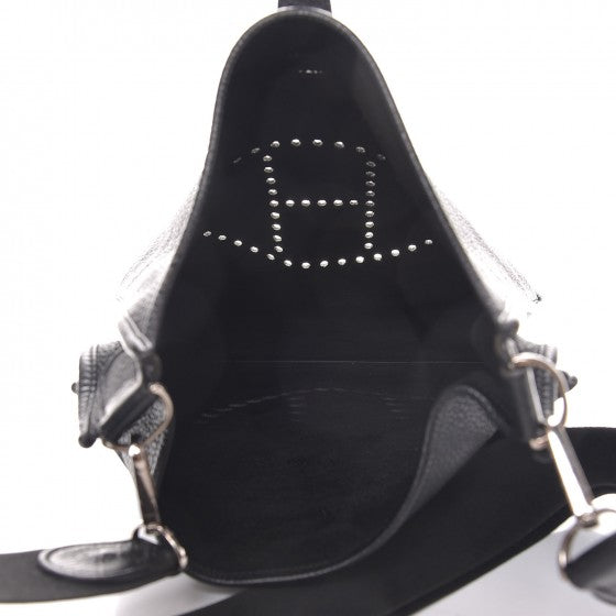 Hermes Taurillon Clemence Evelyne III GM Black 5 of 19