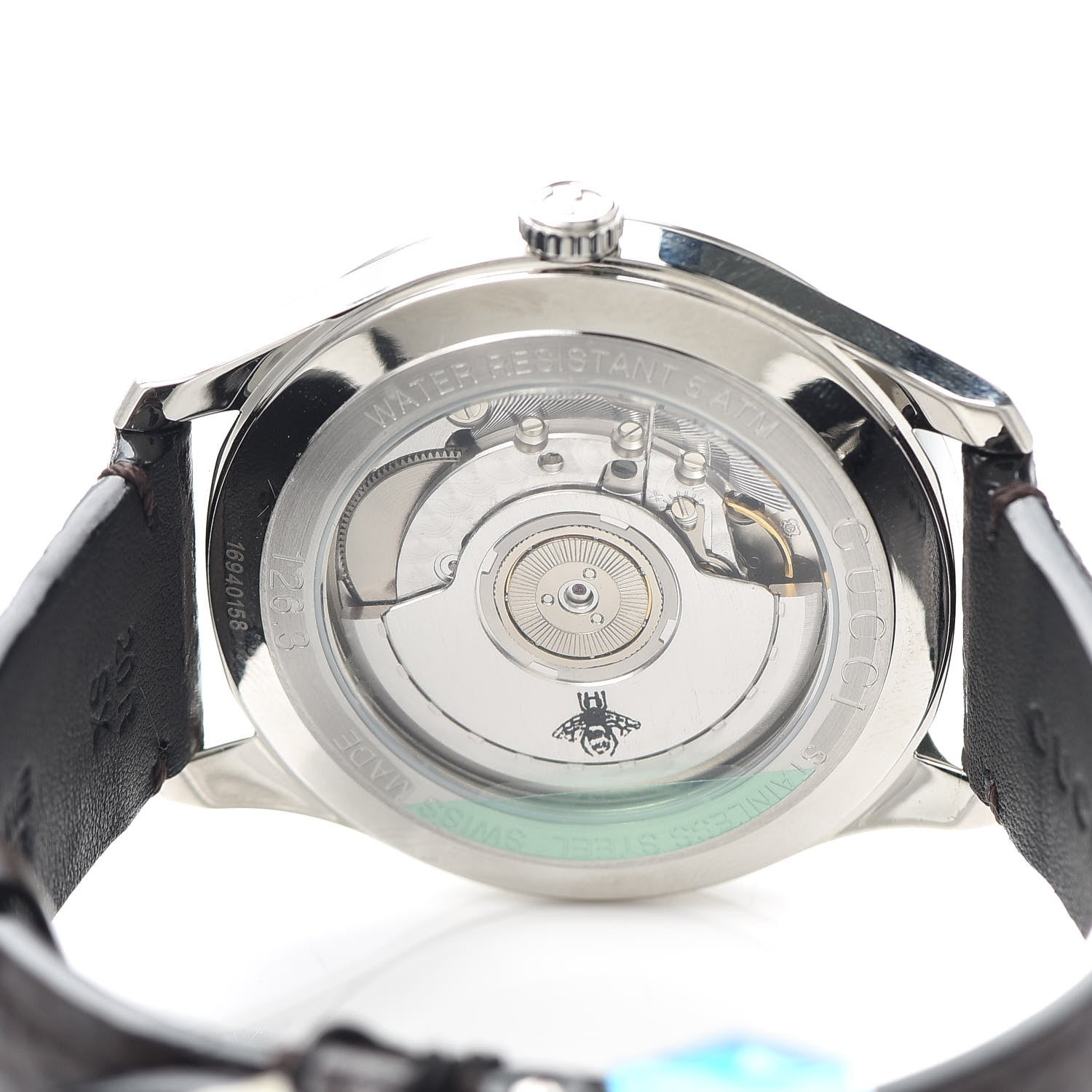 Gucci Stainless Steel Alligator 40mm G-Timeless Charm Automatic Watch 5 of 6