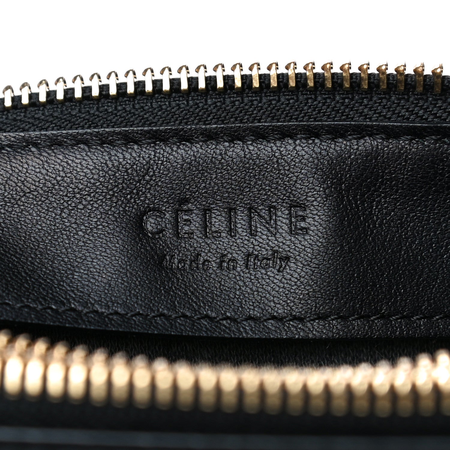 Celine Lambskin Large Trio Crossbody Bag Black 7 of 17