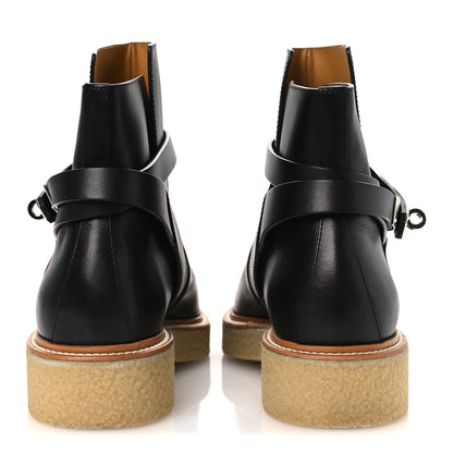 Hermes Calfskin Follow Ankle Boots 41 Black 12 of 25