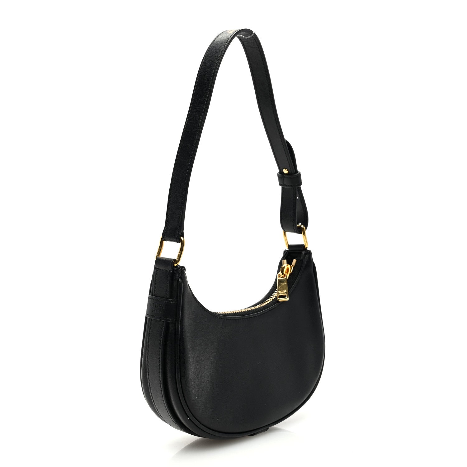 Celine Smooth Calfskin Mini Ava Shoulder Bag Black 3 of 9
