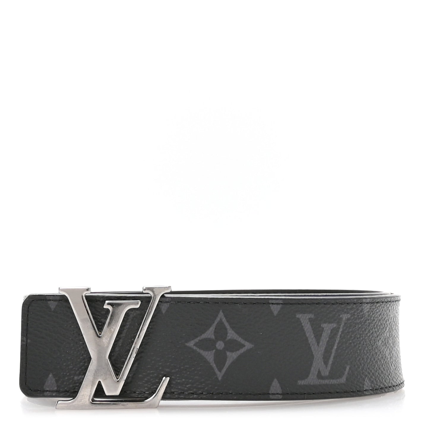 Calfskin Monogram Eclipse 35mm LV Initiales Reversible Belt 85 34