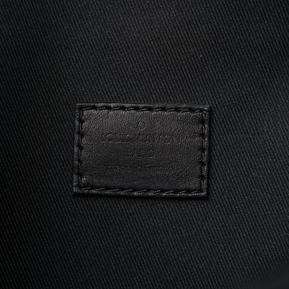 Louis Vuitton Calfskin Monogram Shadow Discovery Bumbag Black 6 of 9