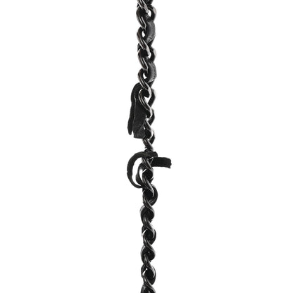 Chanel Crumpled Calfskin Quilted Wallet On Chain WOC So Black 15 of 15