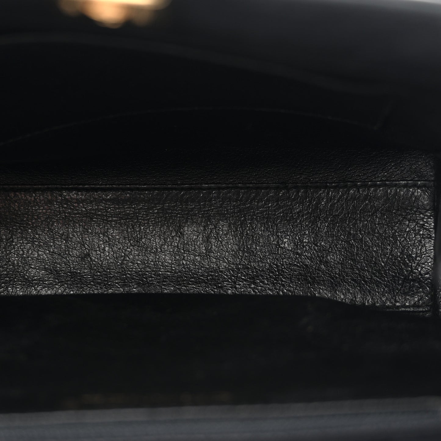 Lambskin Stitched Small Tote Black