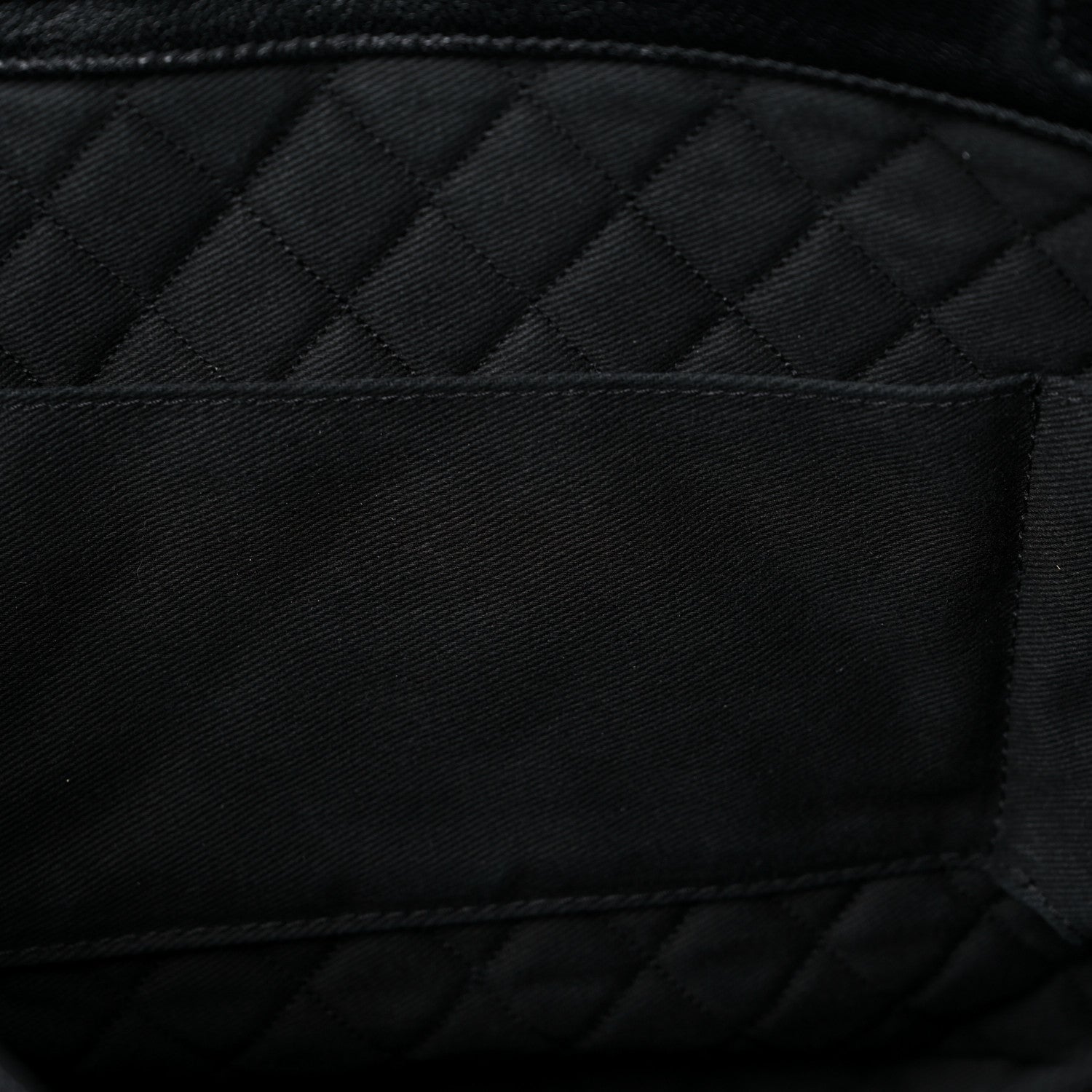 Chanel Goatskin Perforated Large CC Tote Black 12 of 16