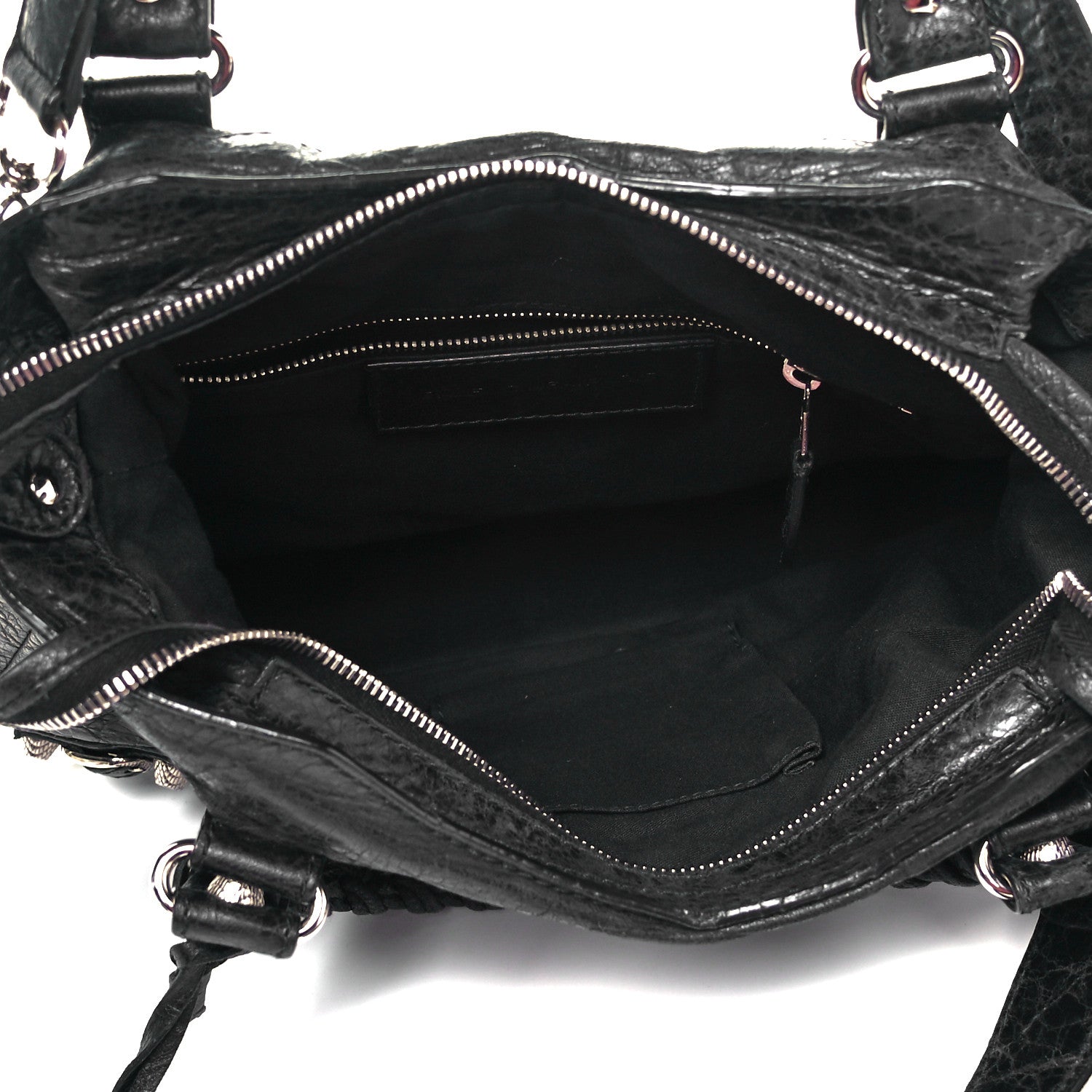 Balenciaga Agneau Giant 12 Silver Hardware Town Black 5 of 9