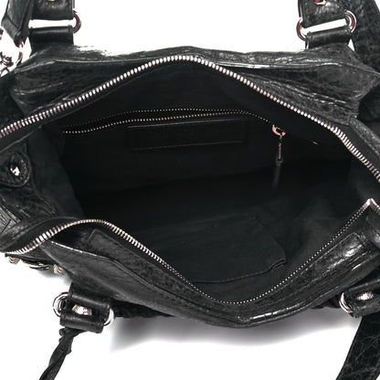 Balenciaga Agneau Giant 12 Silver Hardware Town Black 5 of 9