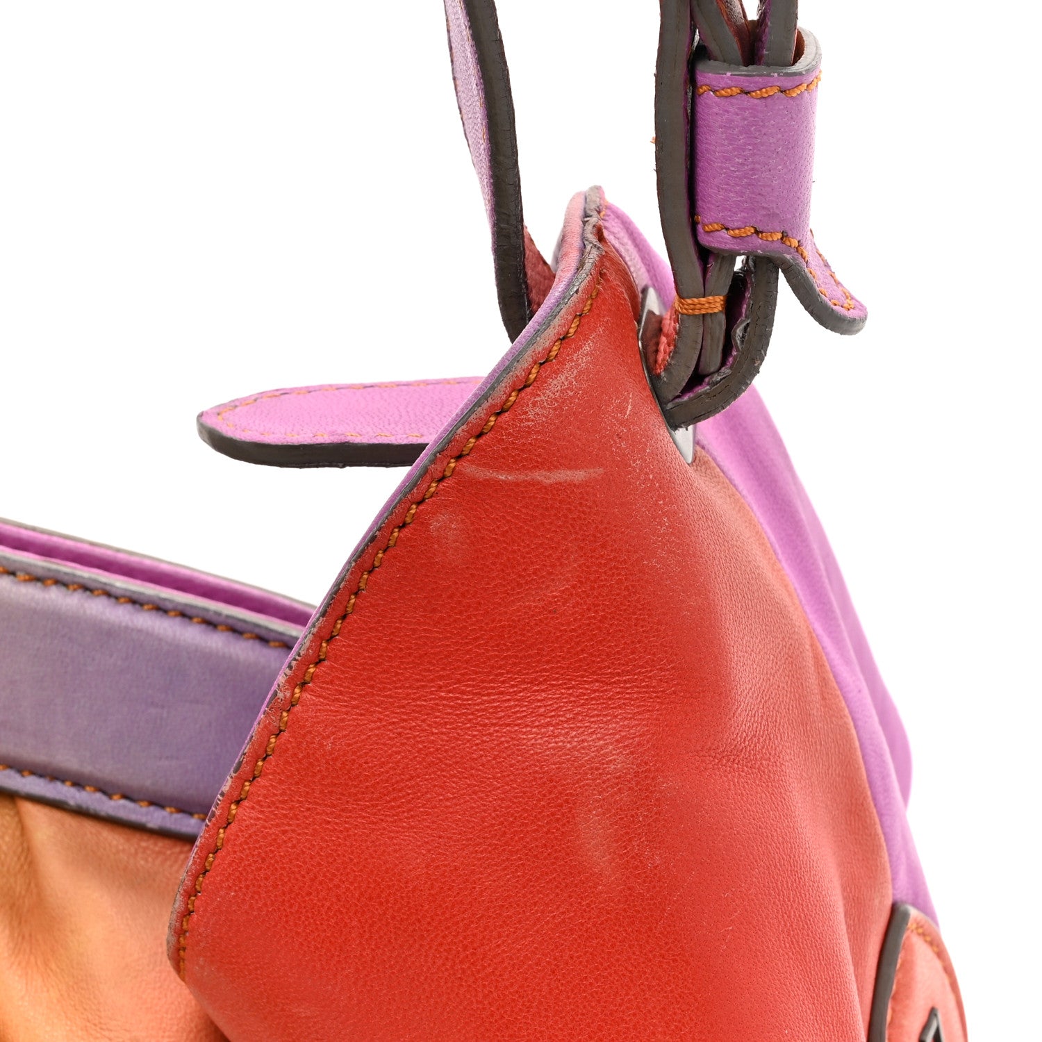 Fendi Agnello Sfumato Doctor B Hobo Bag Multicolor 11 of 15