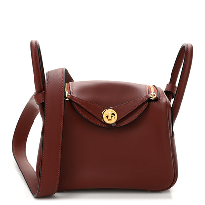 Hermes Swift Verso Mini Lindy 20 Rouge H Rouge Sellier 1 of 11