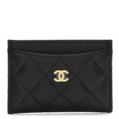 Chanel Caviar Quilted Card Holder Black 1 of 8
