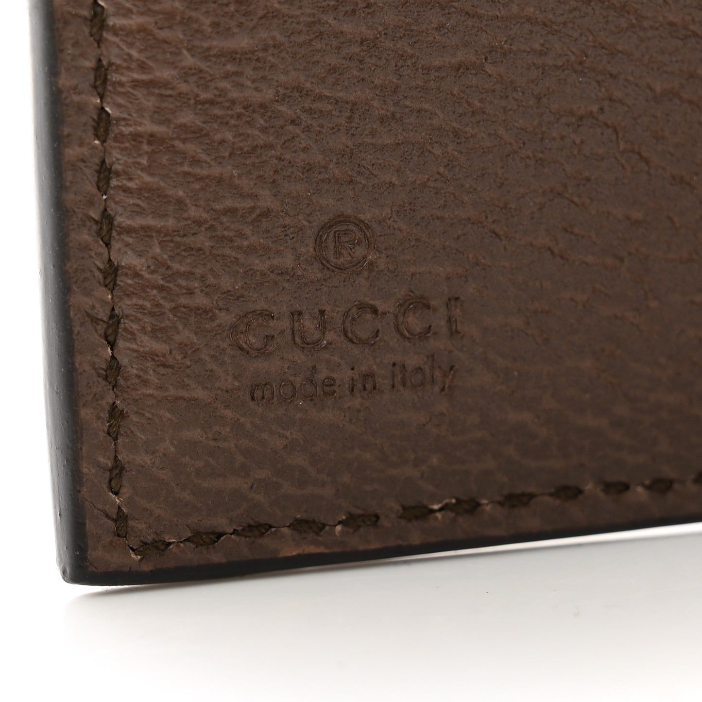 GG Supreme Monogram Web Ophidia French Flap Wallet Beige New Acero