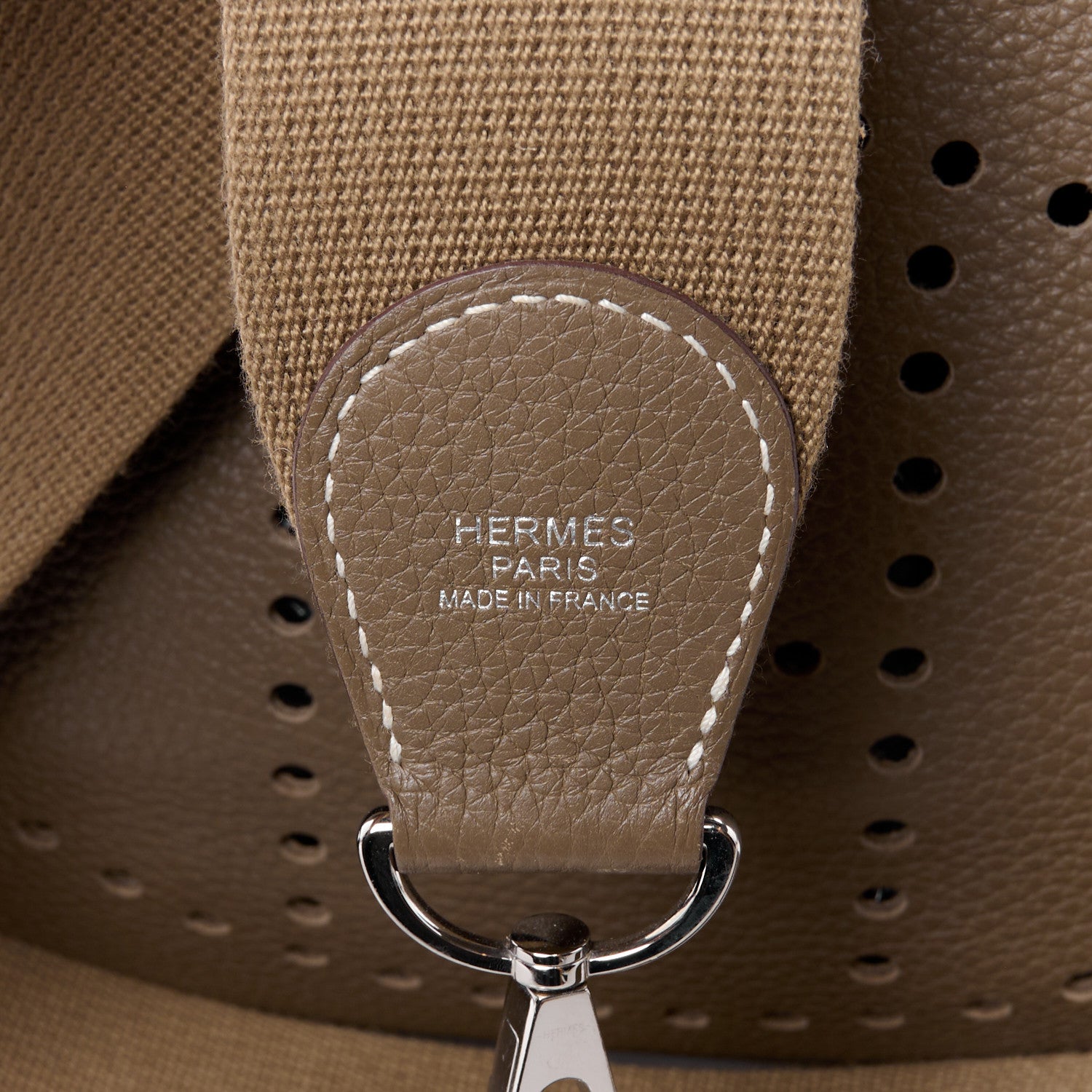 Hermes Taurillon Clemence Evelyne III PM Etoupe 7 of 12