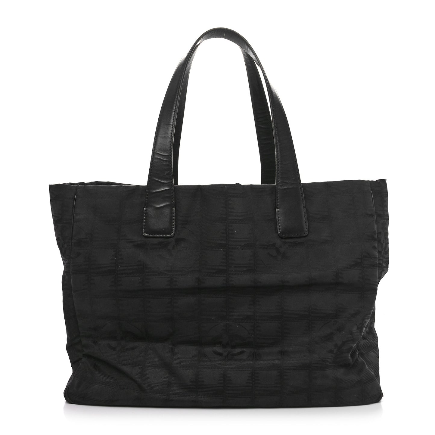 Nylon Medium Travel Tote Black