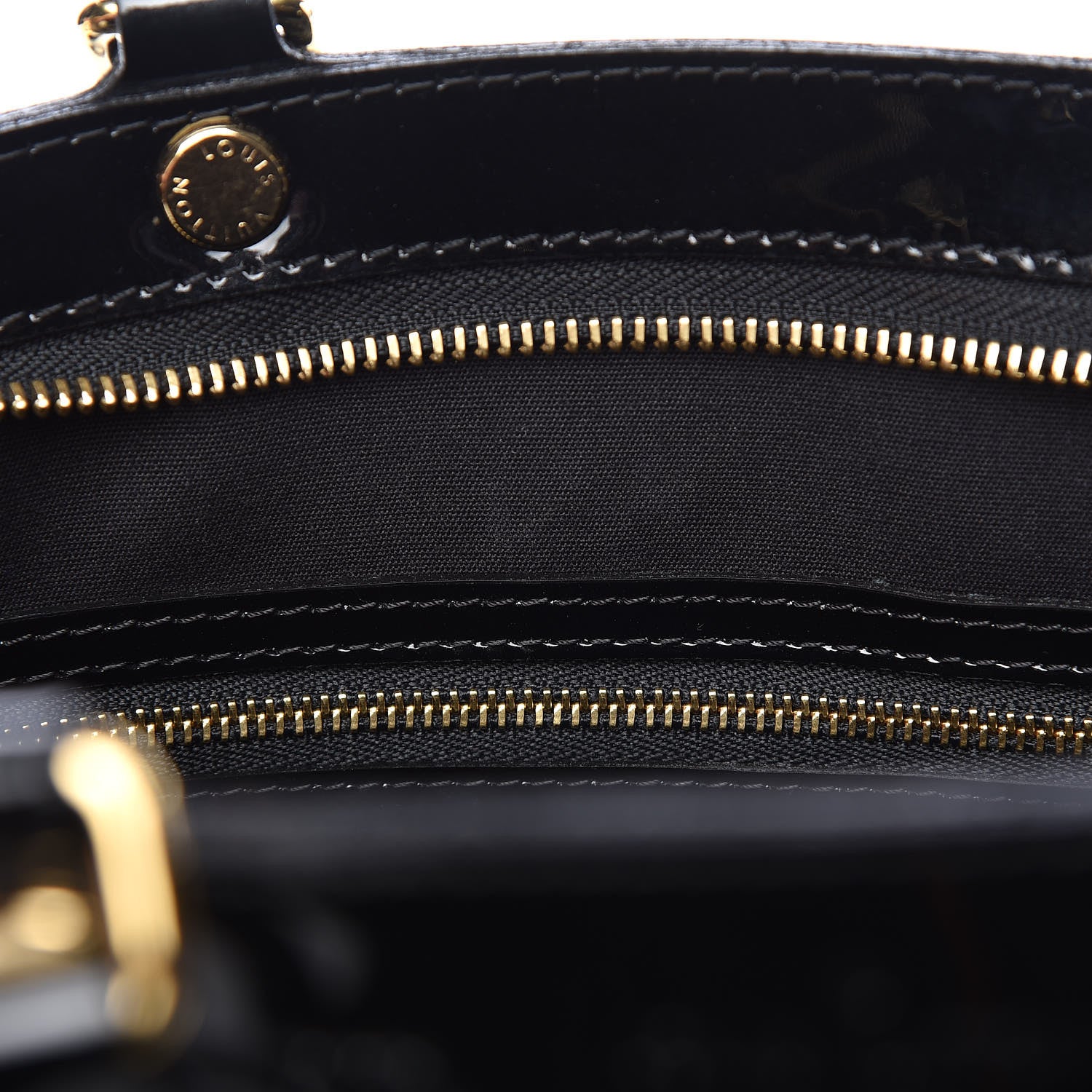 Louis Vuitton Vernis Brea MM Black 12 of 13