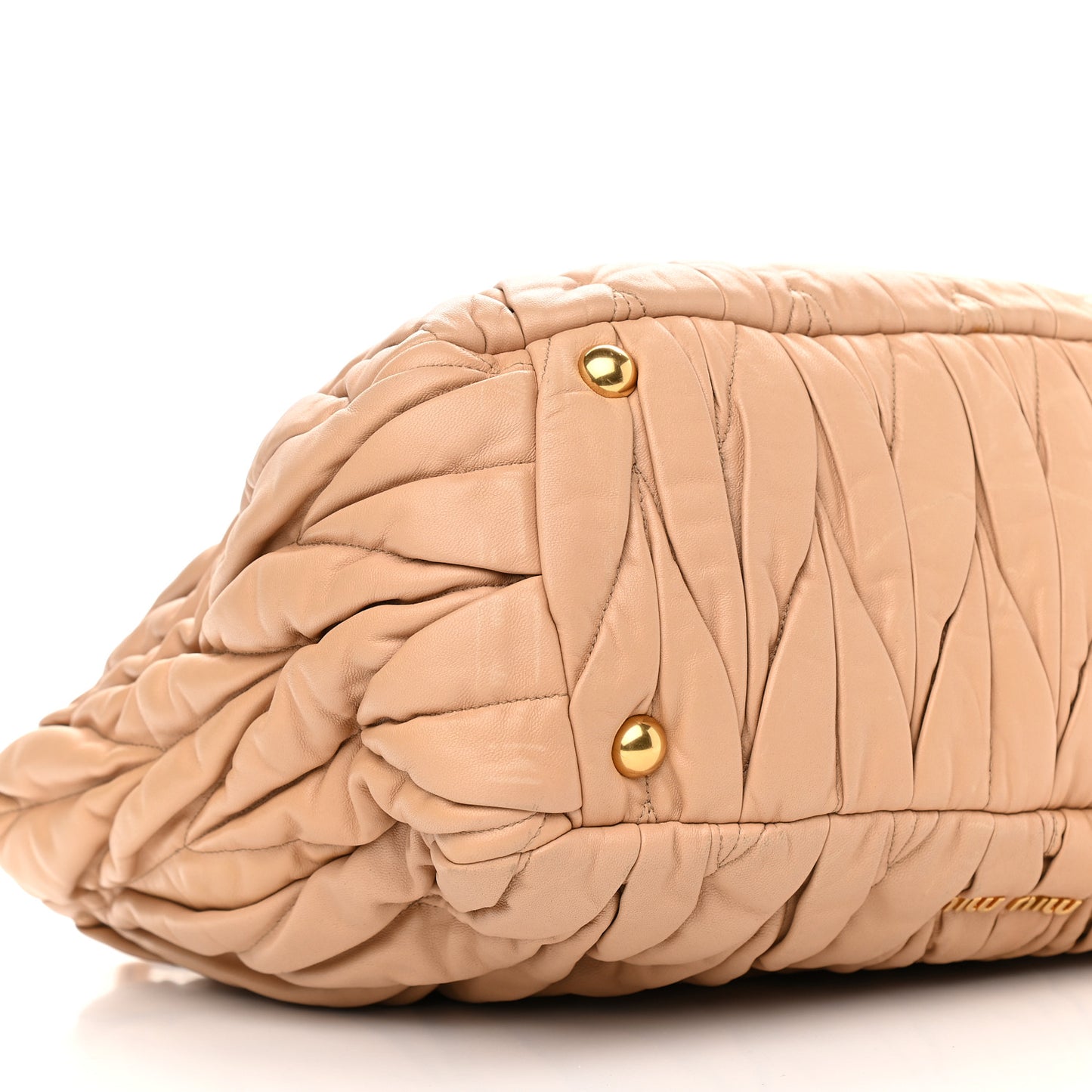 Nappa Matelasse Tote Cammeo