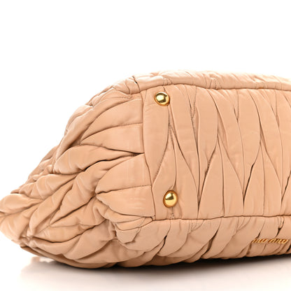 Miu Miu Nappa Matelasse Tote Cammeo 7 of 13