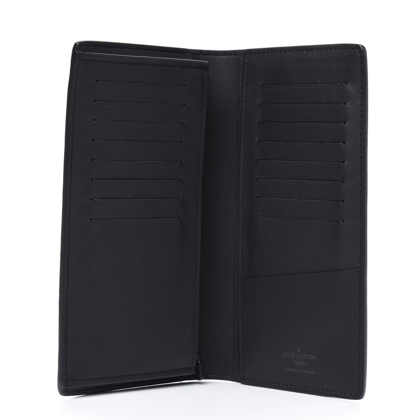 Calfskin Monogram Shadow Brazza Wallet Black