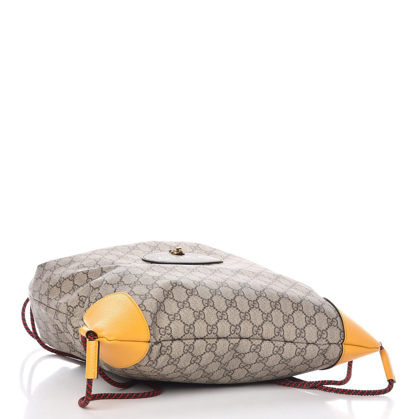GG Supreme Monogram Neo Vintage Drawstring Backpack Beige New Acero Crop