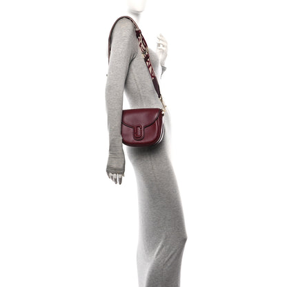Marc Jacobs Calfskin Medium The J Marc Saddle Cherry 2 of 10
