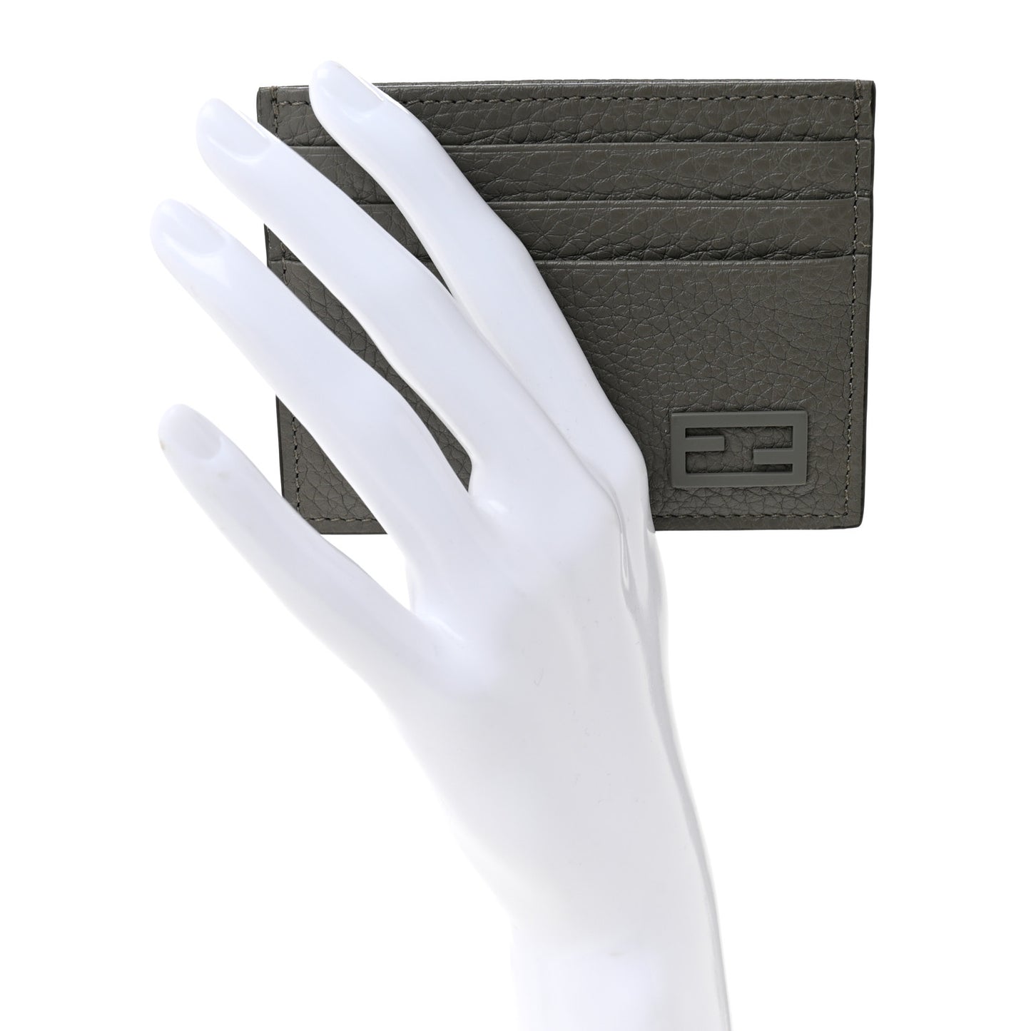 Cuoio Romano Business Card Holder Argilla