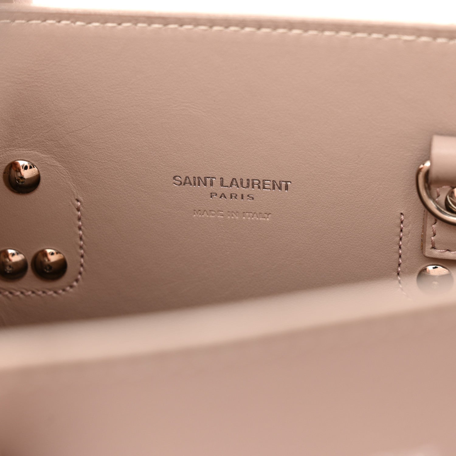Saint Laurent Grained Calfskin Small Sac De Jour Pale Blush 6 of 11