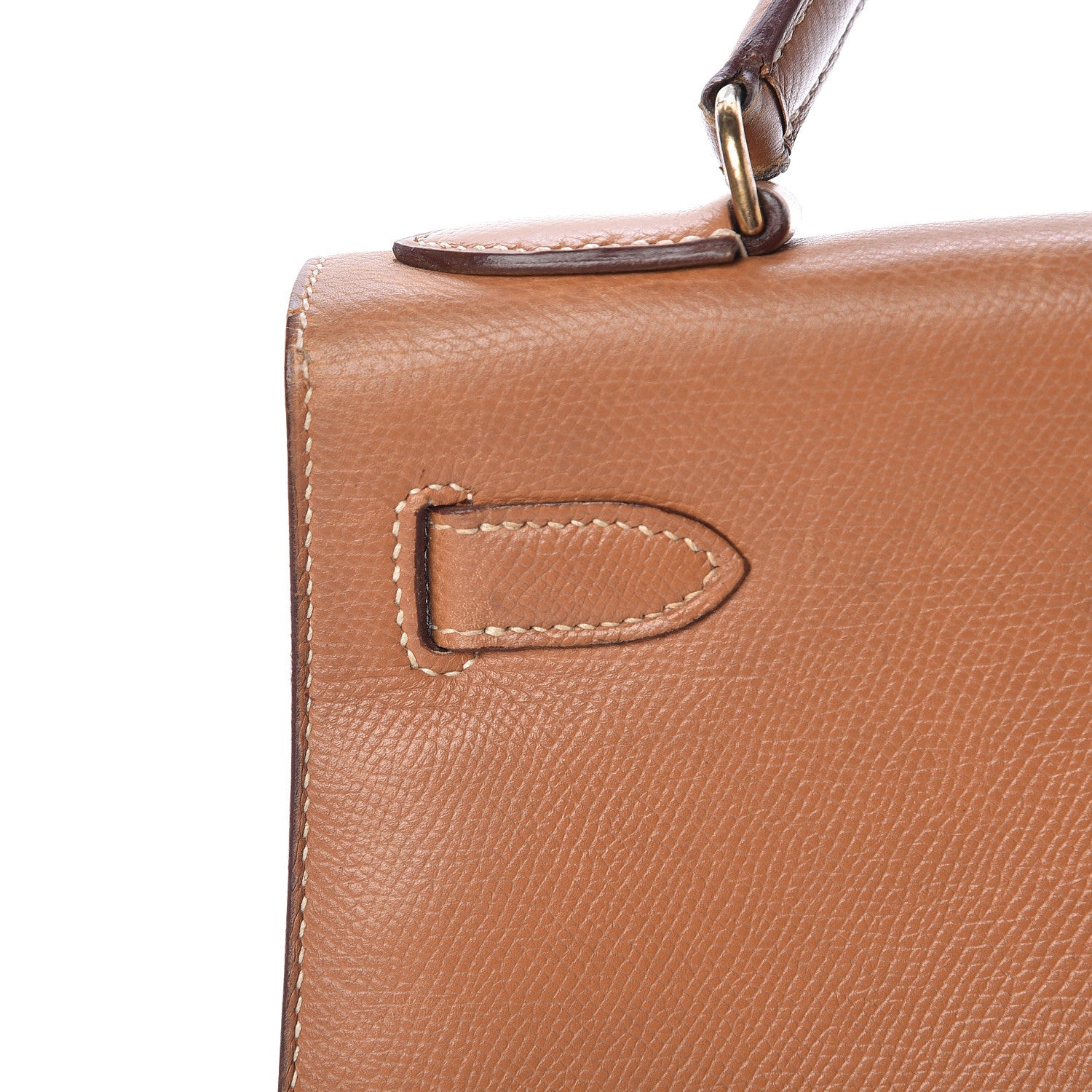 Hermes Courchevel Kelly Sellier 28 Gold 11 of 49