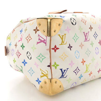 Louis Vuitton Monogram Multicolor Speedy 30 White 8 of 13