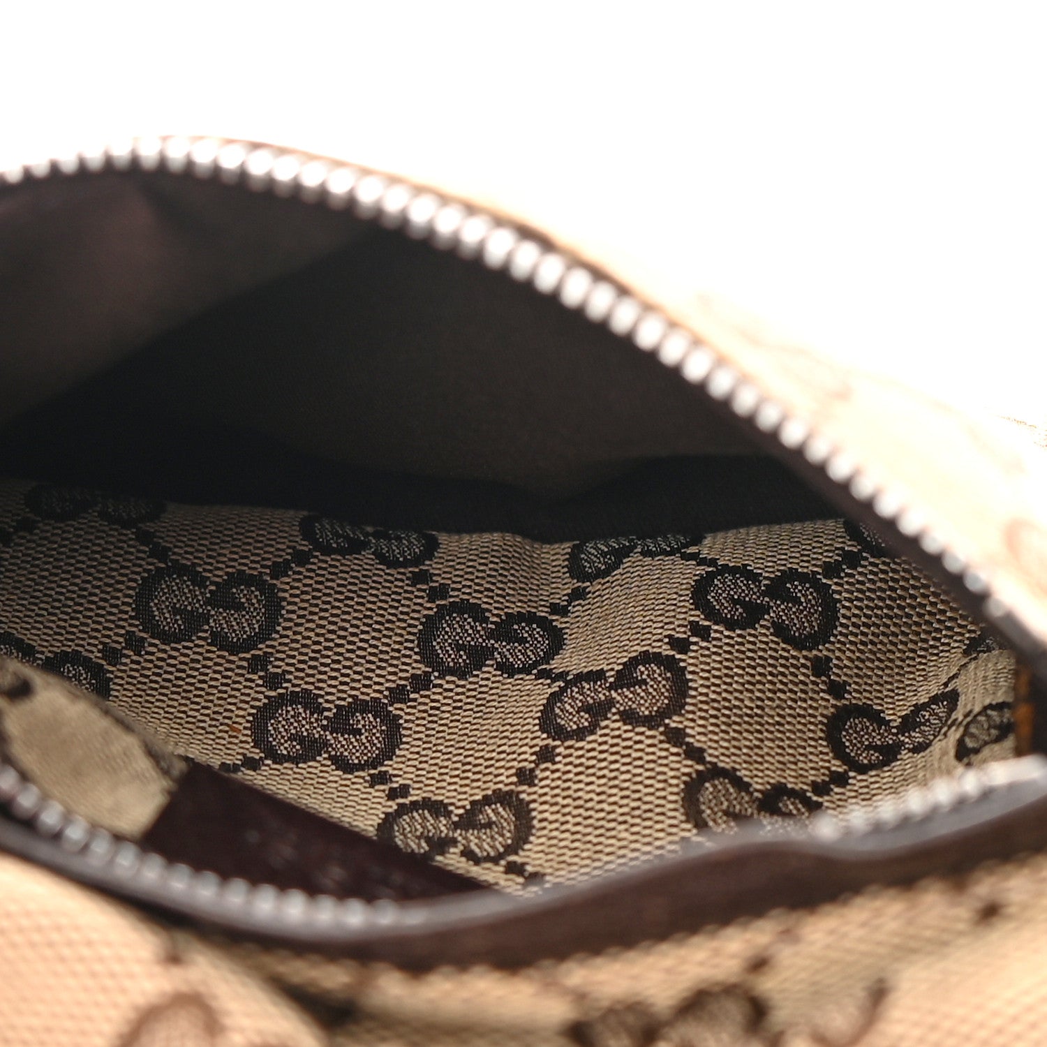 Gucci Monogram Web Belt Bag Dark Brown 7 of 17