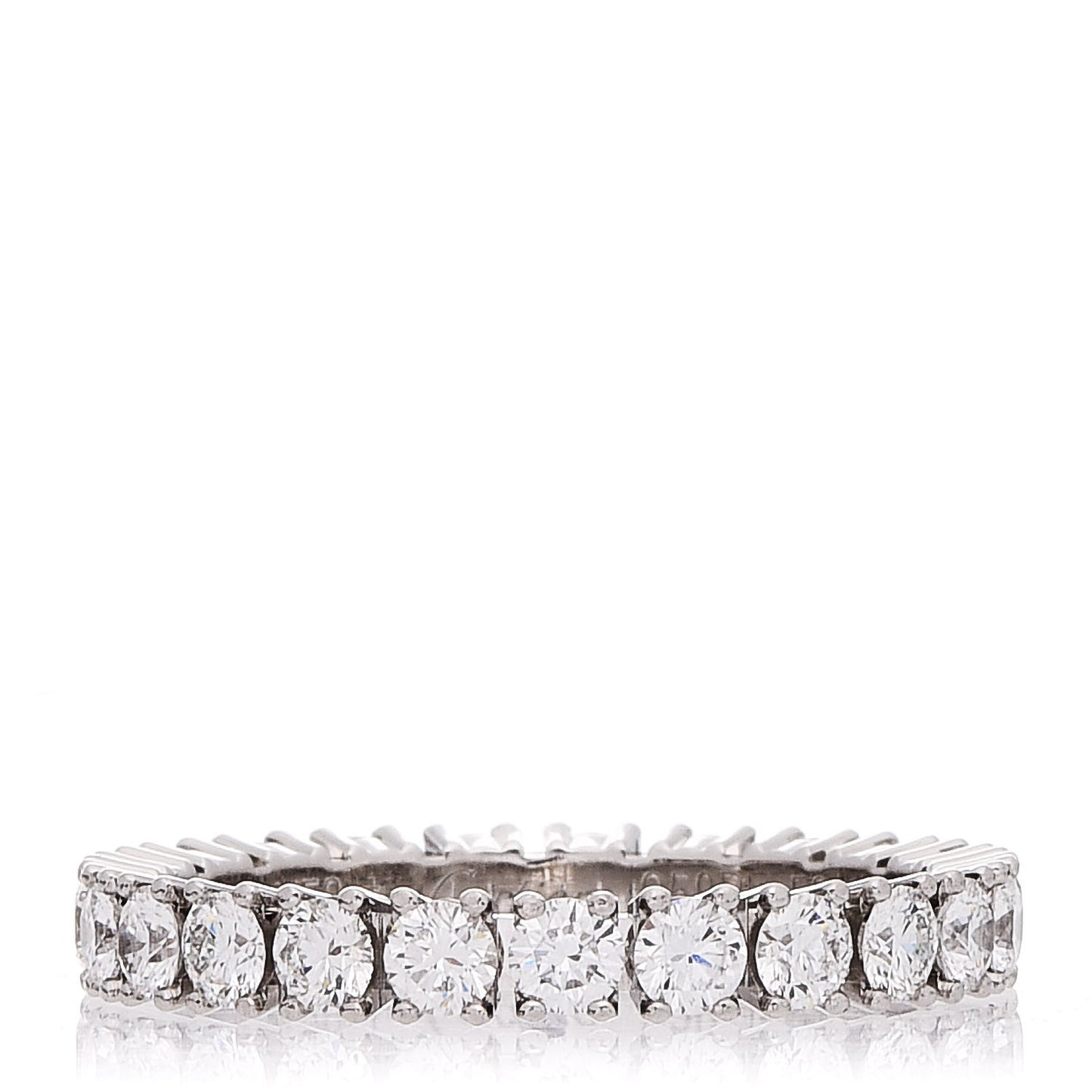 Platinum Diamond 1.58ct Eternity Ring 56 7.25