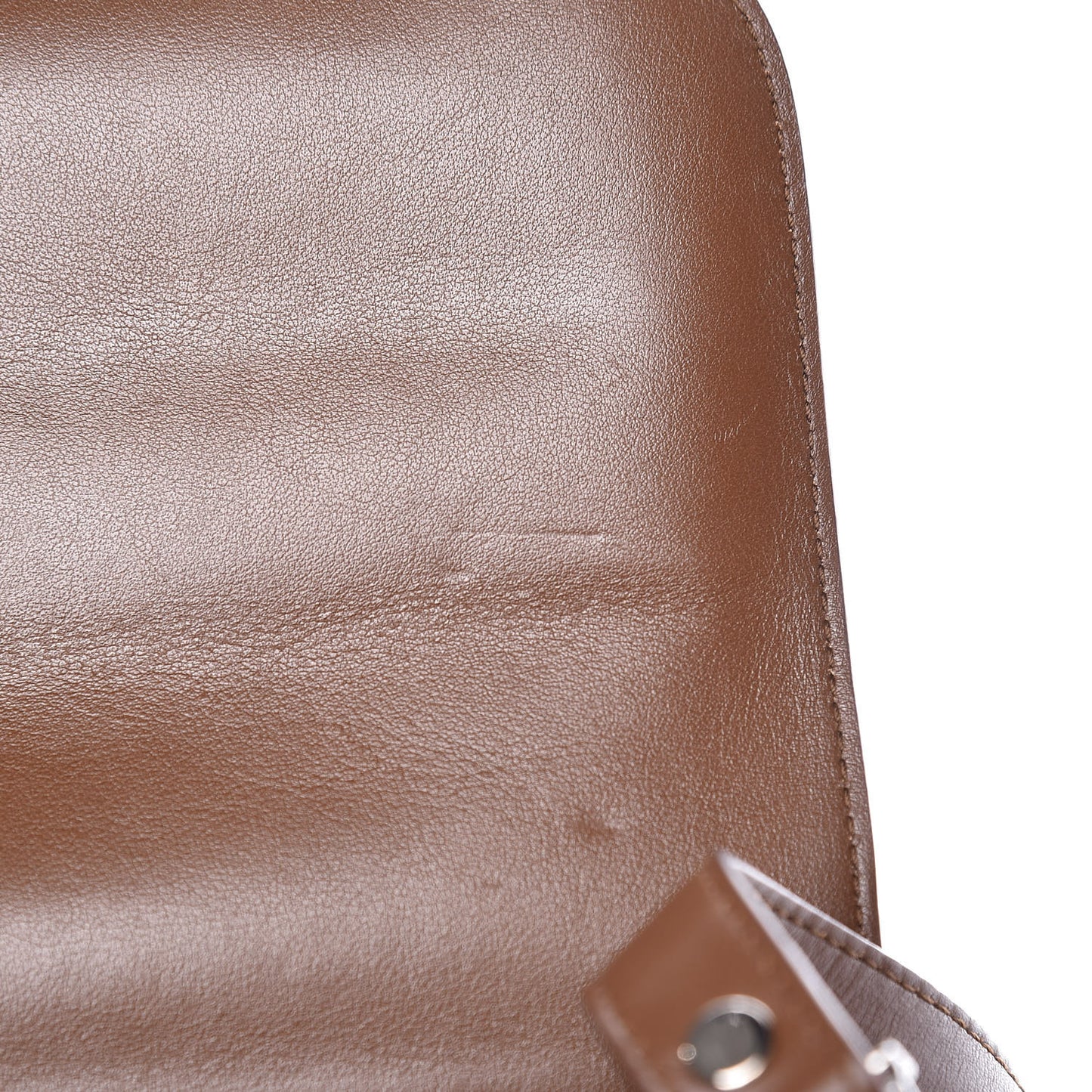 Calfskin Mini PS11 Classic Shoulder Bag Hazelnut