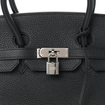 Hermes Taurillon Clemence Birkin 35 Black 15 of 21