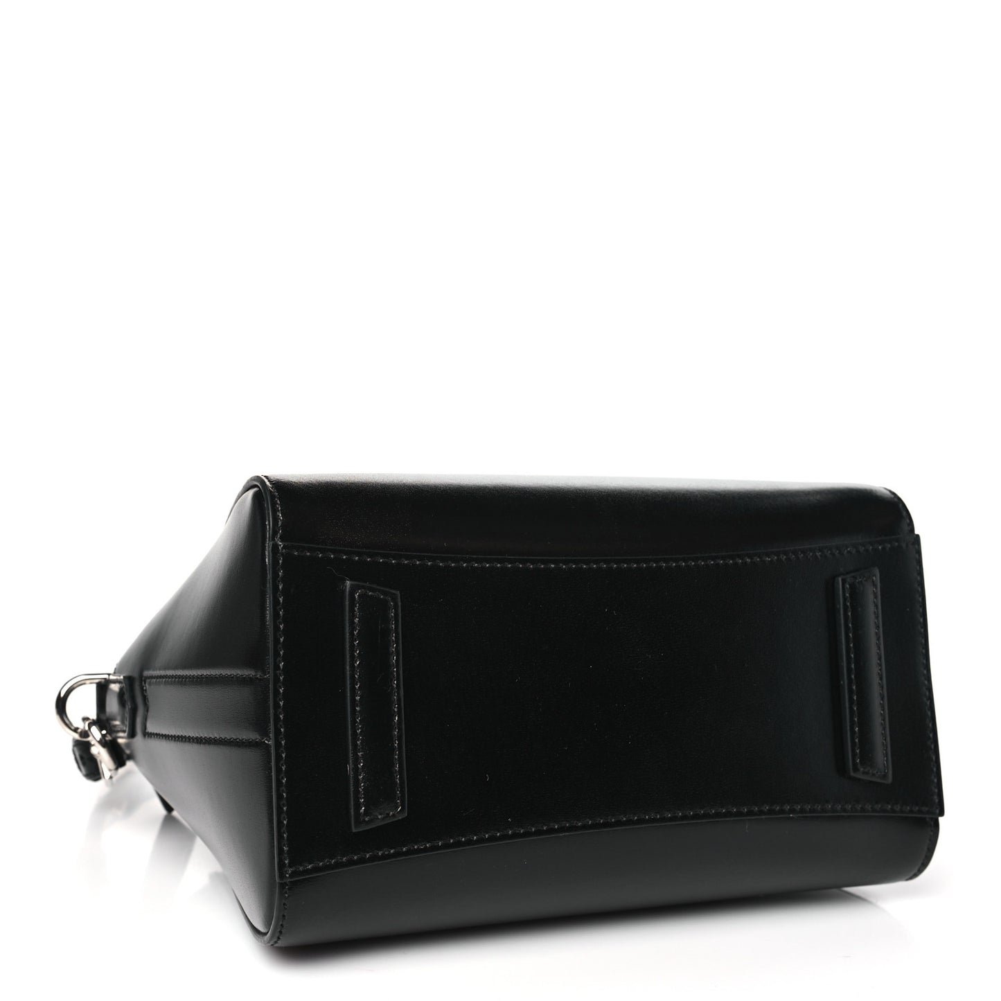 Shiny Lord Calfskin Mini Antigona Black