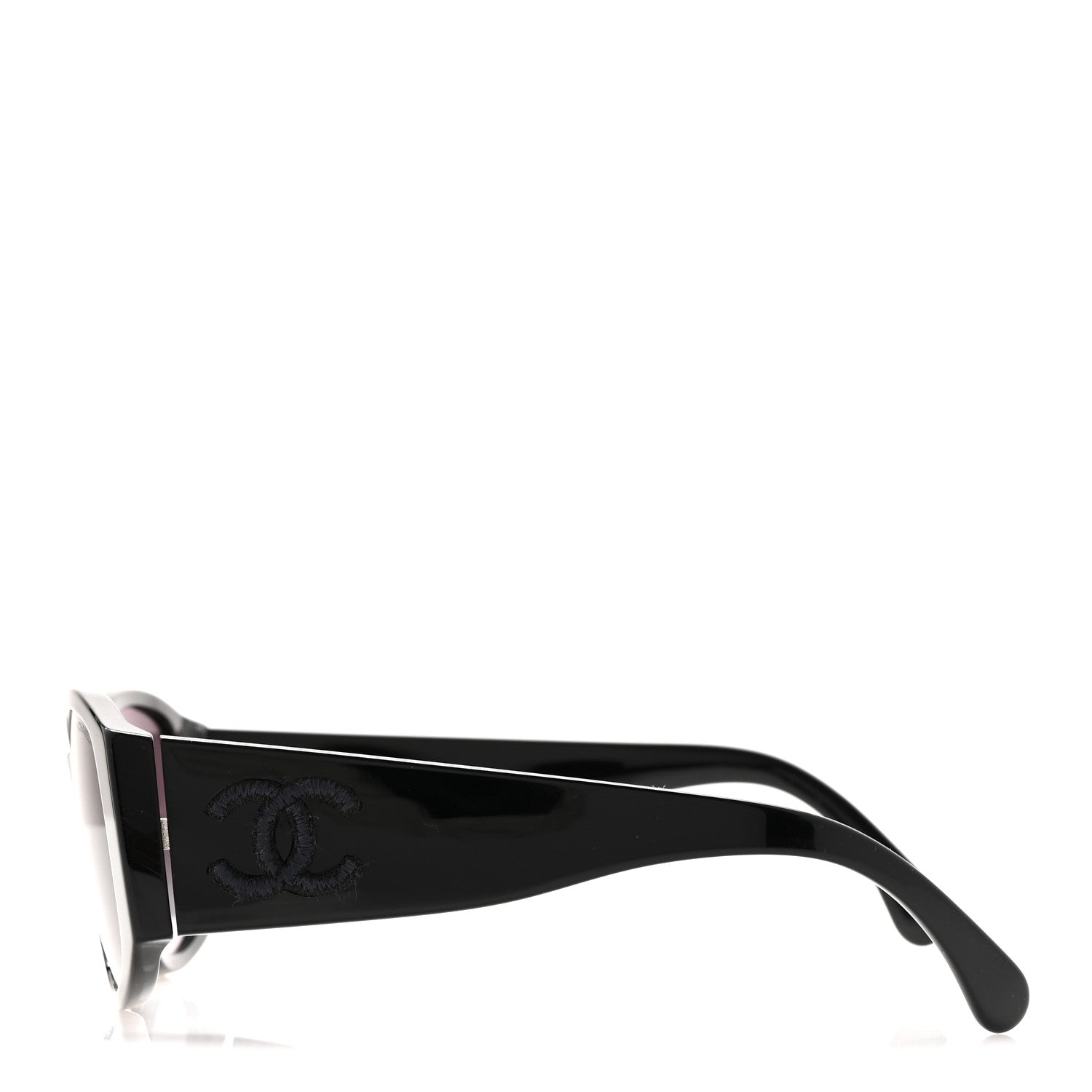 Chanel Acetate CC Logo Sunglasses 5450 Black 4 of 7
